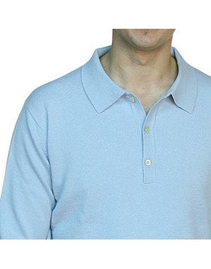 Maglia cashmere uomo polo