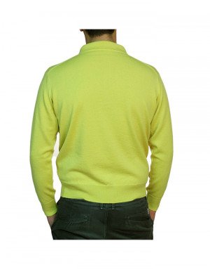 Maglia cashmere uomo polo