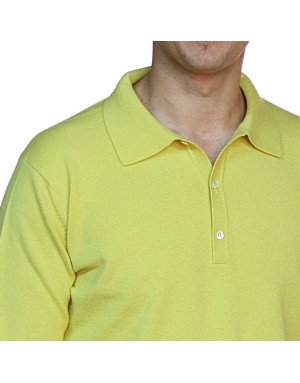 Maglia cashmere uomo polo