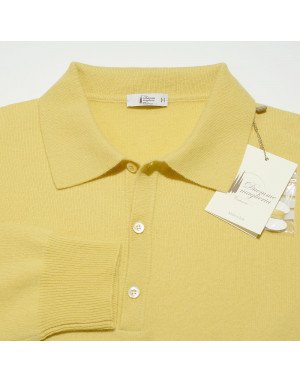 Maglia cashmere uomo polo