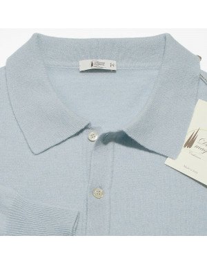 Maglia cashmere uomo polo