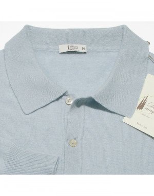 Maglia cashmere uomo polo