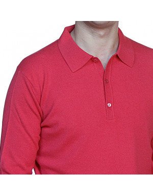 Maglia cashmere uomo polo