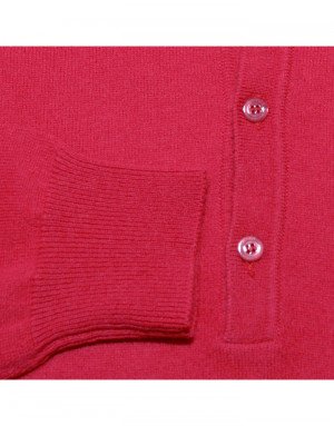 Maglia cashmere uomo polo