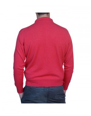 Maglia cashmere uomo polo