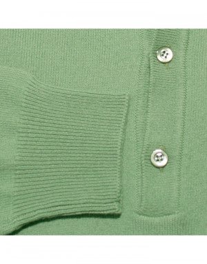 Maglia cashmere uomo polo