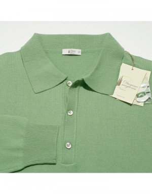 Maglia cashmere uomo polo