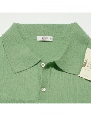 Maglia cashmere uomo polo