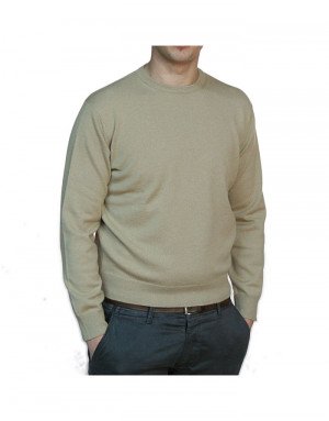 Maglia cashmere uomo girocollo