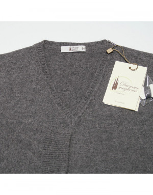 Maglia cashmere donna maglia a V