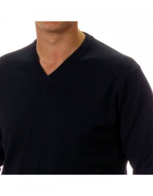 Maglia cashmere uomo maglia a V