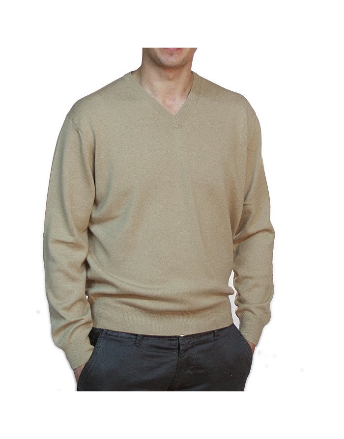 Maglia uomo cashmere maglia a V