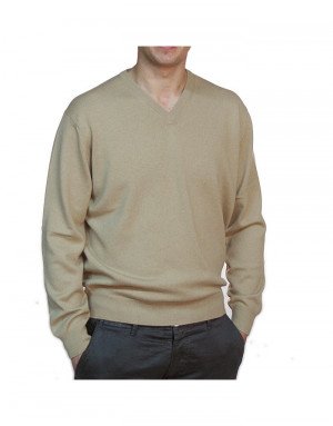 Maglia uomo cashmere maglia a V