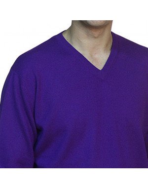 Maglia cashmere uomo maglia a V