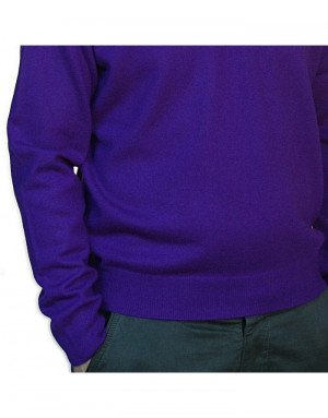 Maglia cashmere uomo maglia a V