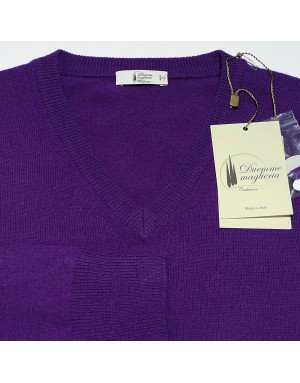 Maglia cashmere uomo maglia a V