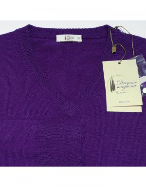 Maglia cashmere uomo maglia a V