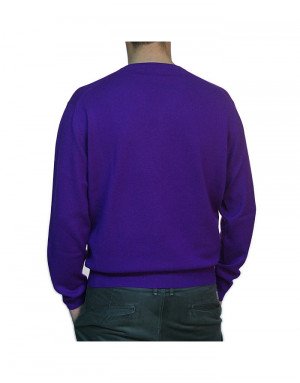 Maglia cashmere uomo maglia a V