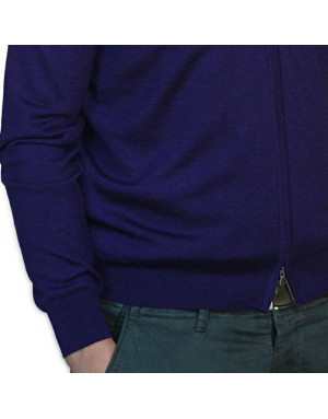 Giacca cashmere,seta e lana uomo, giacca zip