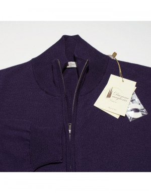 Giacca cashmere,seta e lana uomo, giacca zip