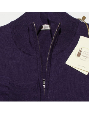 Giacca cashmere,seta e lana uomo, giacca zip