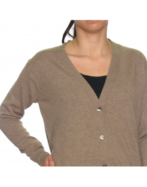 Cardigan cashmere donna