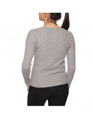 Maglia cashmere donna girocollo