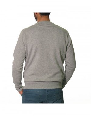 Maglia cashmere uomo girocollo