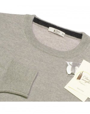 Maglia cashmere uomo girocollo