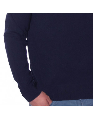 Maglia cashmere uomo lupetto con zip