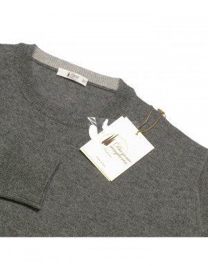 Maglia cashmere uomo girocollo