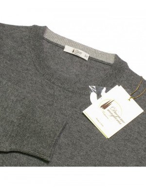 Maglia cashmere uomo girocollo