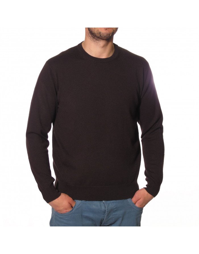 Maglia cashmere uomo girocollo