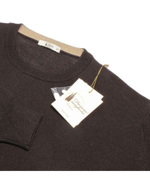 Maglia cashmere uomo girocollo