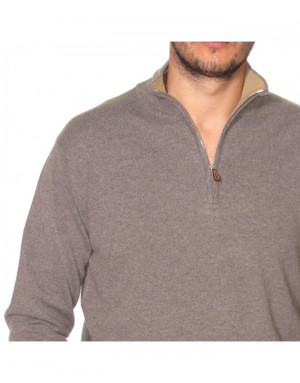 Maglia cashmere uomo lupetto 