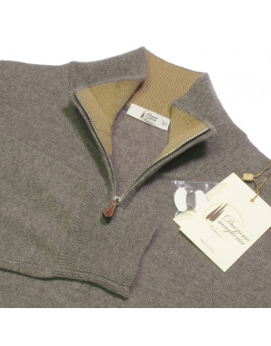 Maglia cashmere uomo lupetto 