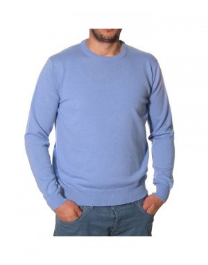 Maglia cashmere uomo girocollo