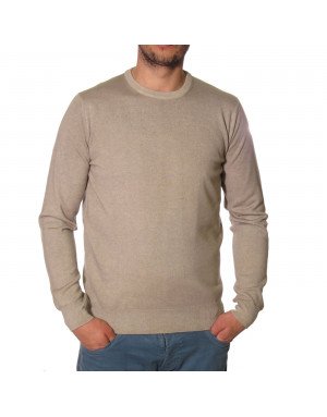 Maglia cashmere e lana uomo girocollo