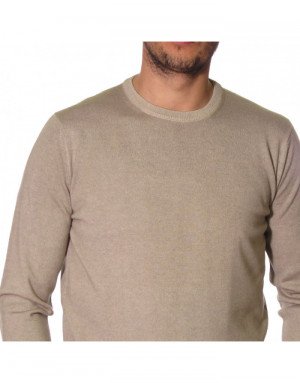 Maglia cashmere e lana uomo girocollo