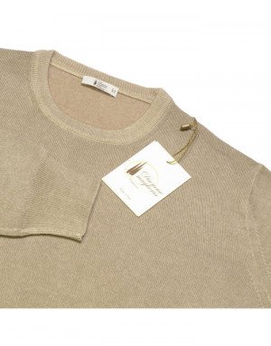 Maglia cashmere e lana uomo girocollo