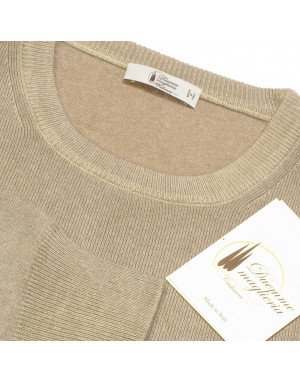 Maglia cashmere e lana uomo girocollo