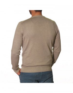 Maglia cashmere e lana uomo girocollo