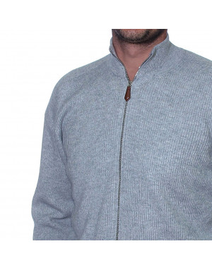 Cardigan cashmere uomo con zip