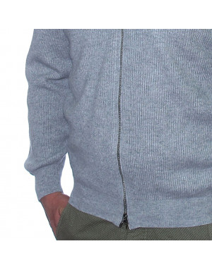 Cardigan cashmere uomo con zip