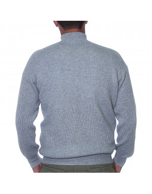 Cardigan cashmere uomo con zip