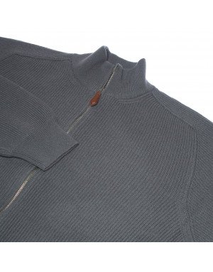 Cardigan cashmere uomo con zip