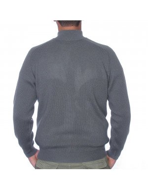 Cardigan cashmere uomo con zip