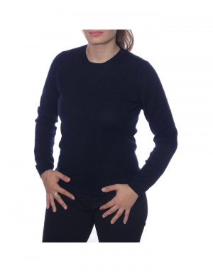 Maglia cashmere donna girocollo