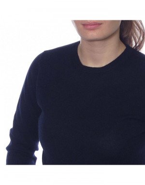 Maglia cashmere donna girocollo