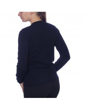 Maglia cashmere donna girocollo